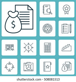 Set Of Project Management Icons On Warranty, Computer And Innovation Topics. Editable Vector Illustration. Includes Research, Presentation, Idea And More Vector Icons.