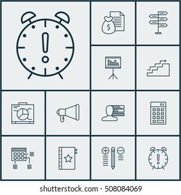Set Of Project Management Icons On Personal Skills, Investment And Warranty Topics. Editable Vector Illustration. Includes Revenue, Money, Warranty And More Vector Icons.