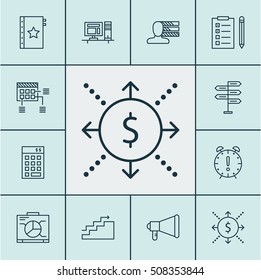 Set Of Project Management Icons On Warranty, Computer And Personal Skills Topics. Editable Vector Illustration. Includes Skills, Project, Computer And More Vector Icons.