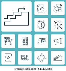 Set Of Project Management Icons On Schedule, Warranty And Report Topics. Editable Vector Illustration. Includes Project, Research, Report And More Vector Icons.