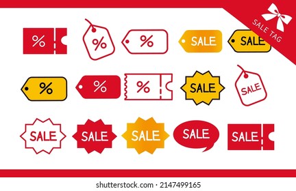 Conjunto de vectores de distintivos de promoción