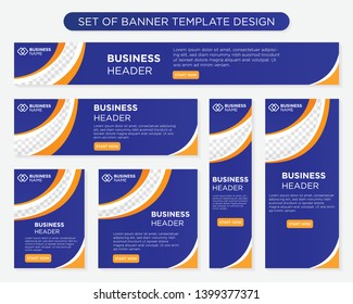 set of promotion kit banner template design with modern and simple concept user for web page, ads, annual report, banner, background, backdrop, flyer, brochure, card, poster, presentation lauyout 