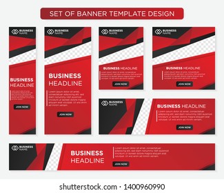 set of promotion kit banner template design with modern and simple concept user for web page, ads, annual report, banner, background, backdrop, flyer, brochure, card, poster, presentation layout 