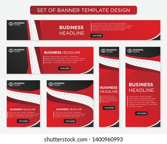 set of promotion kit banner template design with modern and simple concept user for web page, ads, annual report, banner, background, backdrop, flyer, brochure, card, poster, presentation layout 