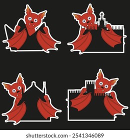 Definir proteger marcos de Valência Sticker isolado fundo preto. Consultado em 15 de dezembro de 2015 "Aftermath of storm in Valencia icon collection" . Catástrofe natural em Espanha. Ilustração vetorial. EPS 10