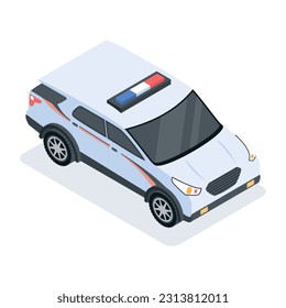 Set of Public Transport Isometric Icons 

