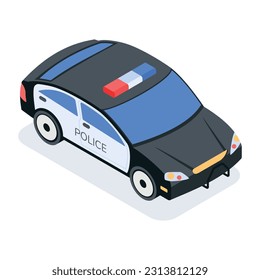 Set of Public Transport Isometric Icons 


