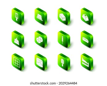 Set Pudding custard, Brownie chocolate cake, Homemade pie, Piece of, Candy, Ice cream and Cake icon. Vector
