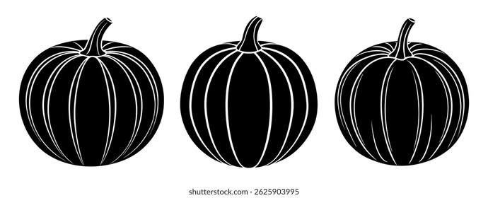 A set of of Pumpkin vector illustration