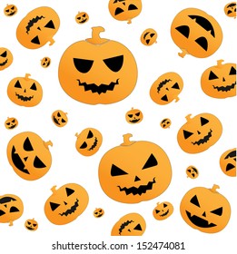 Set pumpkins for Halloween