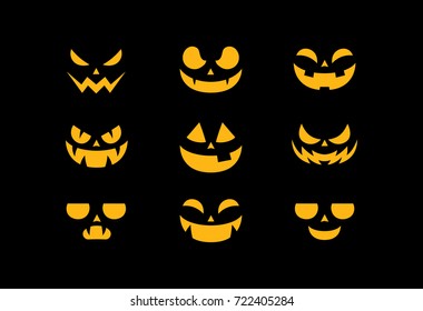 Set pumpkins for Halloween