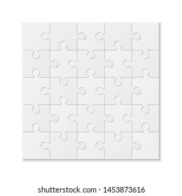 Set puzzle pieces. Texture mosaic background.