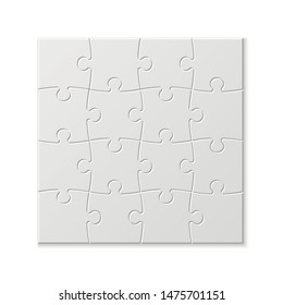 Set puzzle pieces. Texture mosaic background.