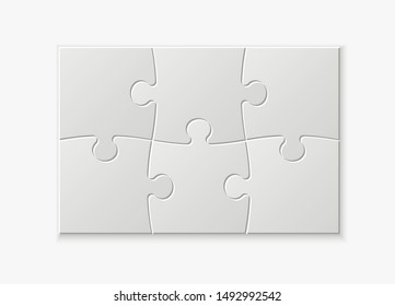 Set puzzle pieces. Texture mosaic infographic banner.