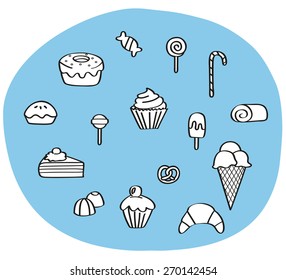 Set of Quality Dessert Icons