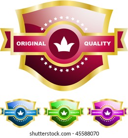Set of quality guaranteed seals.