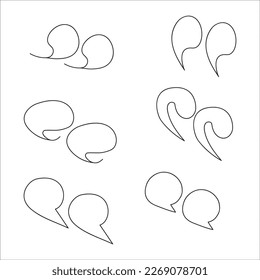 Set of quotation marks. Texting quote boxes. Quotes icon sign design.Vector