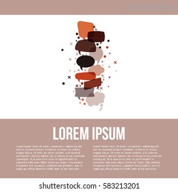 Set of quote bubbles with place for your text. Empty quote templates for your design on white background. Vector.