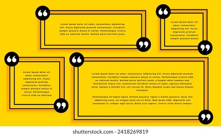 conjunto de plantillas de icono de marco de presupuesto para retroalimentación web o vector de comentarios