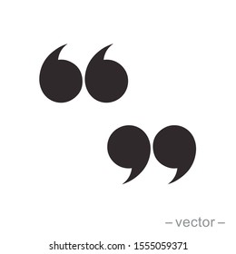 Set Of Quote Mark, Quotes Icon Vector Sign Design