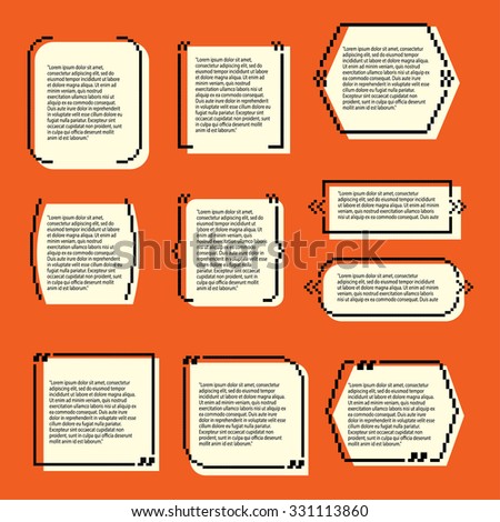 set quote templates business information text stock vector royalty