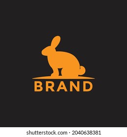 Set of rabbit Logo templates, Elegant rabbit logo design vector