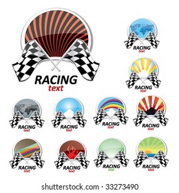 conjunto de signos de carreras