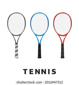 Set Racket Tennis icon symbol vector, isolated on white background, illustration Vector EPS 10 , can use for  Tennis Championship Logo