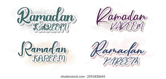 Set to Ramadan blessing month ramadan tshirt design template vector file. Ramadan Kareem tshirt design