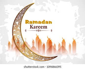 set of Ramadan Kareem background.