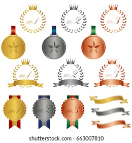 set of ranking icon