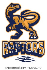 Set Of Raptor Mascot