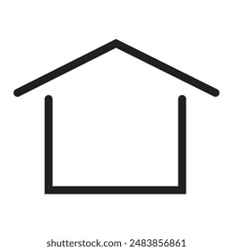 Conjunto de iconos de línea fina de bienes raíces y casas. Contiene íconos como área, llave de mano, hogar inteligente, contacto y Asistencia, departamentos y más