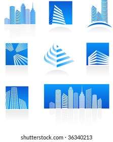 Set of real estate icons