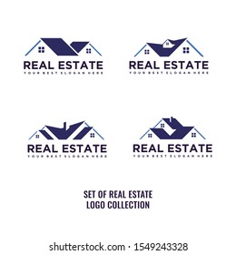 set of real estate logo inspiration.modern design.vector illustration concept