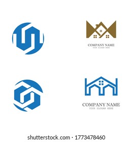 Set Real Estate , Property and Construction Logo design