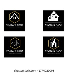 Set Real Estate , Property and Construction Logo design