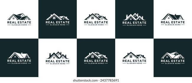 Set Of Real Estate Vector Logo Design template