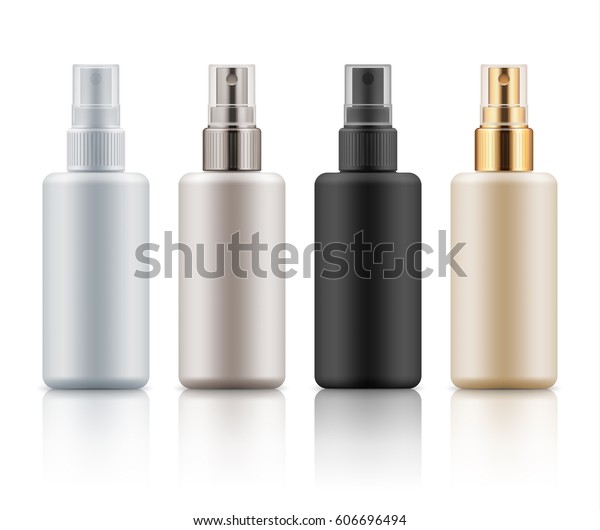 Download Set Realistic Blank Templates Plastic Spray Stock Vector Royalty Free 606696494