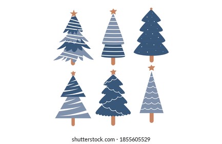 Set von realistischen Design-Weihnachten Hintergrund. Fröhlicher Weihnachtshintergrund