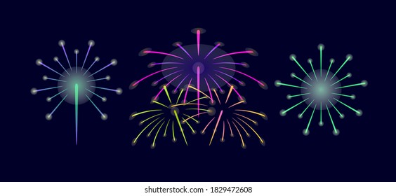 Set of Realistic Isolated Colorful Balloons and Streamers on Black Background . Isolated Vector Elements
