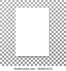 Conjunto de papel de bloc de notas realista con línea. Hojas en blanco realistas. Ilustración del vector