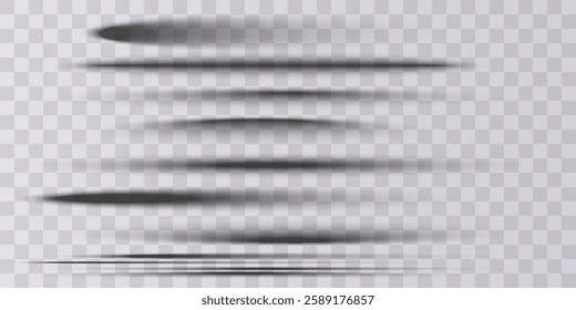 Set of realistic shadows and shadow effects.Vector.EPS 10.