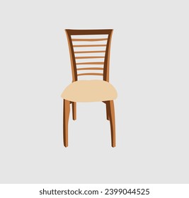 set of realistic trade exhibition chair white blank exhibition kiosk or stand booth corporate commercial.
Set of flat illustrations of wooden chairs on a white background. Office chairs, school chairs