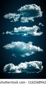 Set realistic transparent clouds.