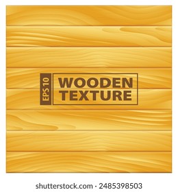 Set of Realistic Wooden Texture Background isolated on white. Eps Vector 