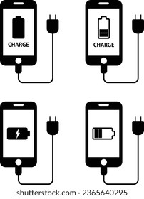Set of rechargeable marks for smart phones