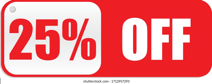 Juego de banner rojo Oferta especial. Diseño plano. Ilustración vectorial. Aislado sobre fondo blanco y rojo.