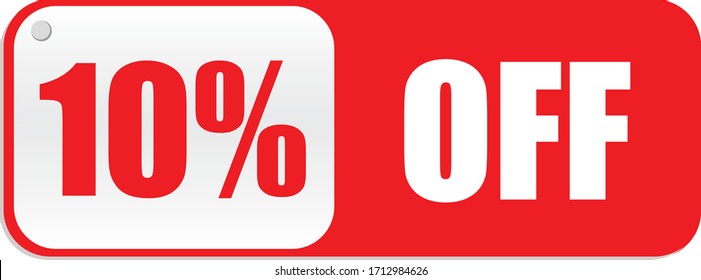 Set of red banner Special Offer. Flat design. Vector Illustration. Isolated on white and red background.