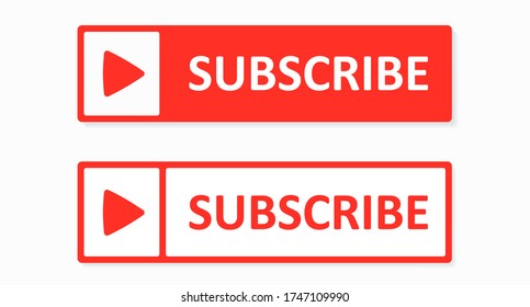 Subscribe Button Icon Vector Illustration Business Stock Vector Subscribe Button Icon Vector Illustration Business Stock Vector